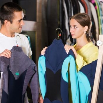 Auxilie seu cliente na aquisição de roupas de mergulho - Água Rara
